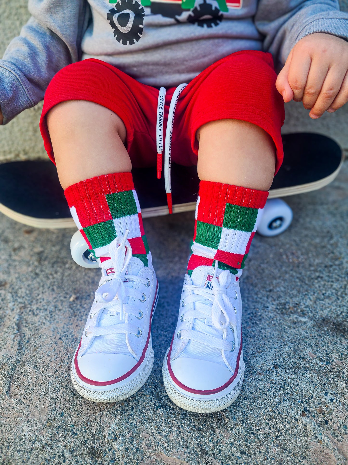 Red + Green Checker