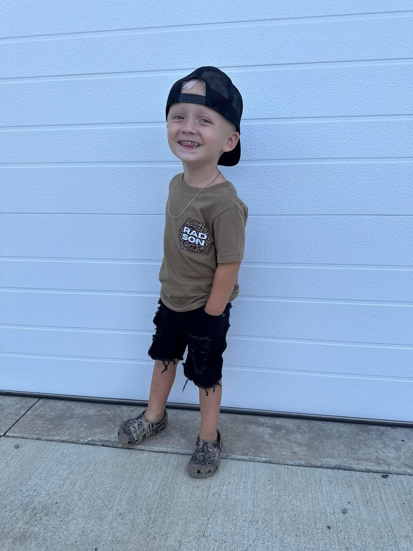 RAD SON | Brown Graphic T-Shirt