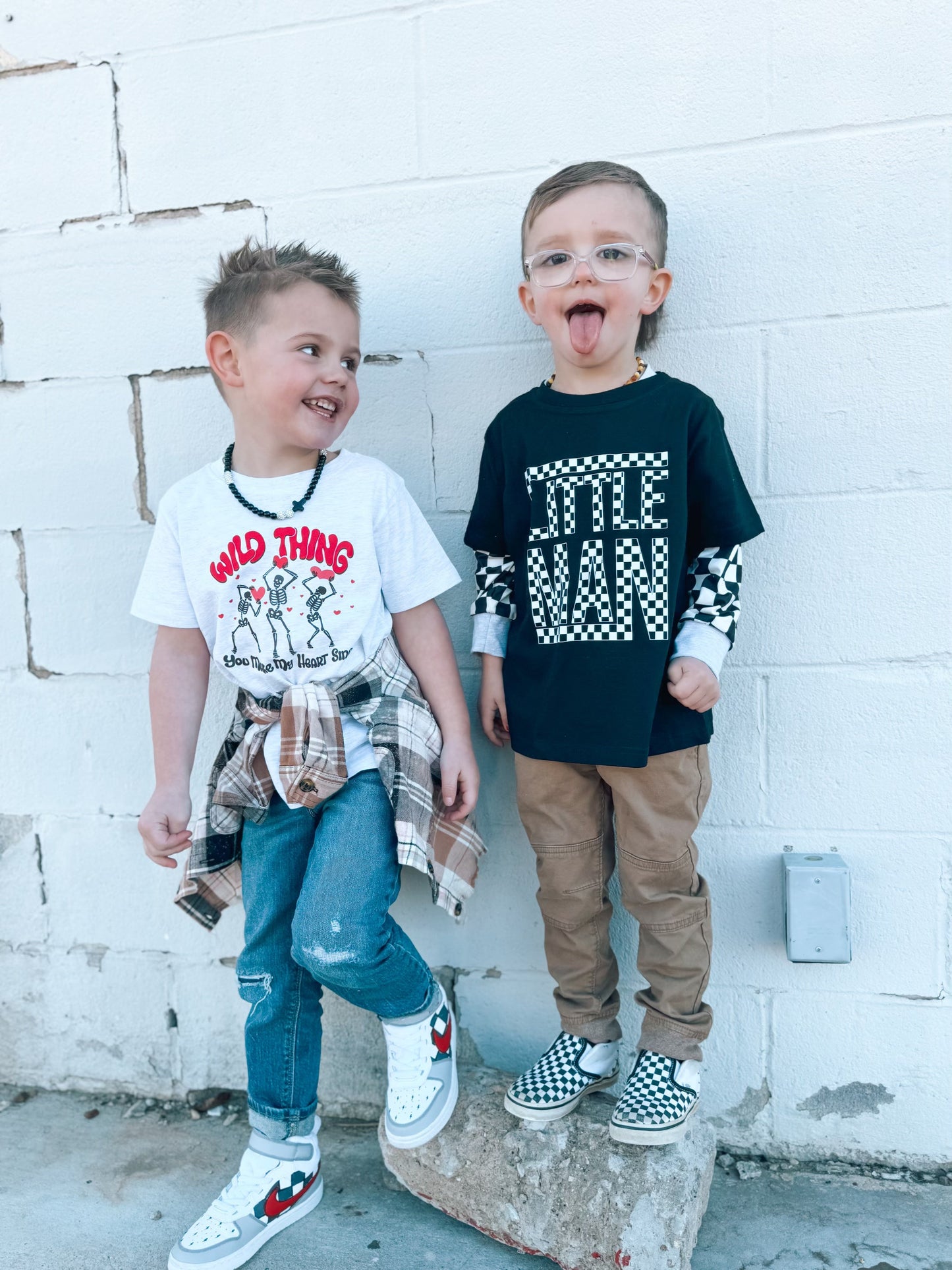 Little Man| Black Graphic T-shirt