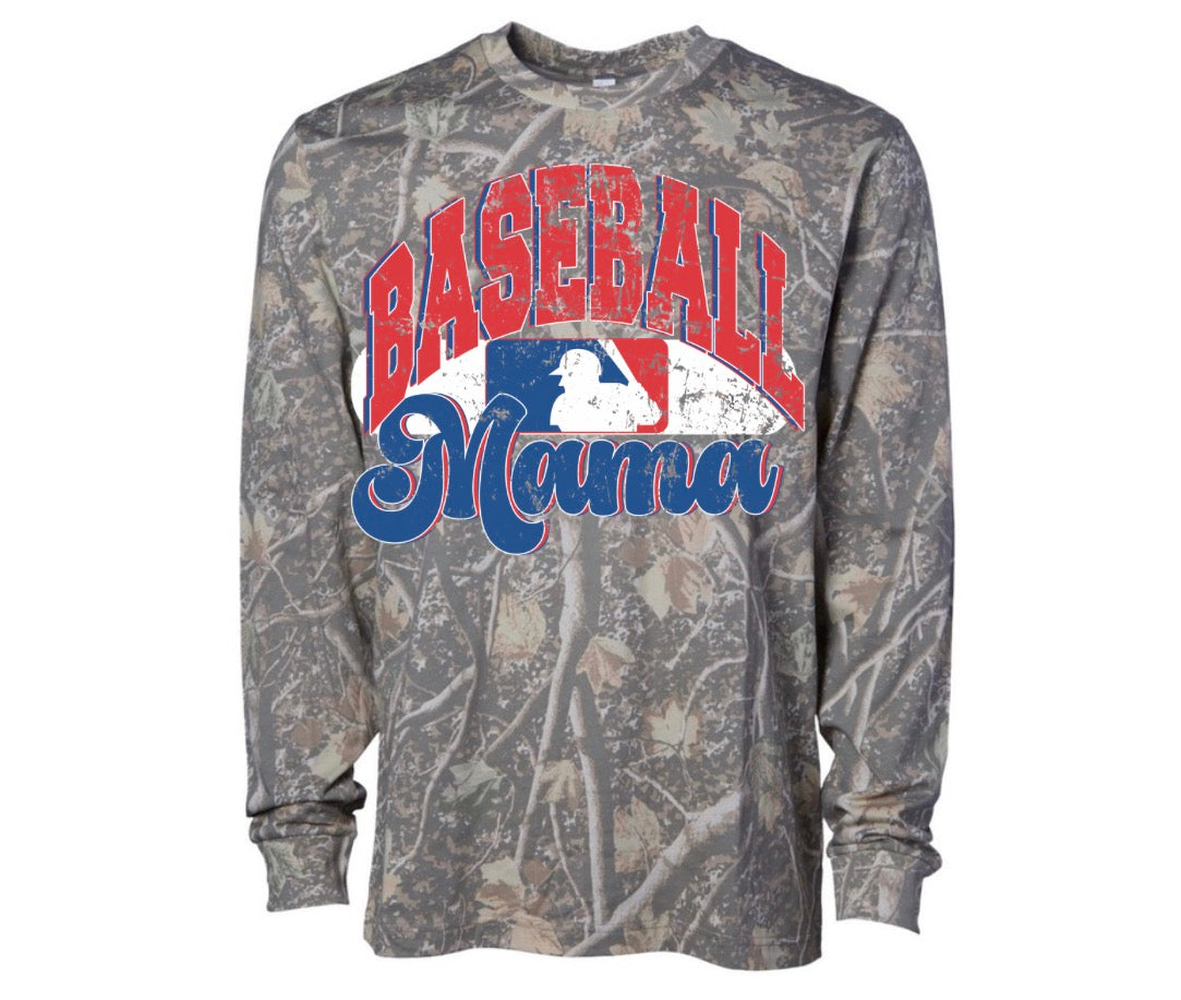 Baseball Mama Vintage Longsleeve