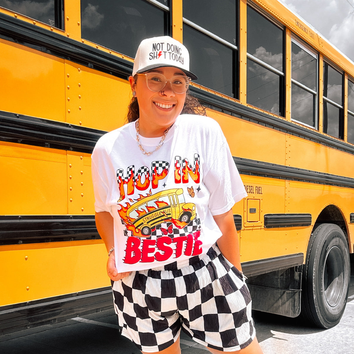 Struggle Bus | Comfort Color Tee- Ivory