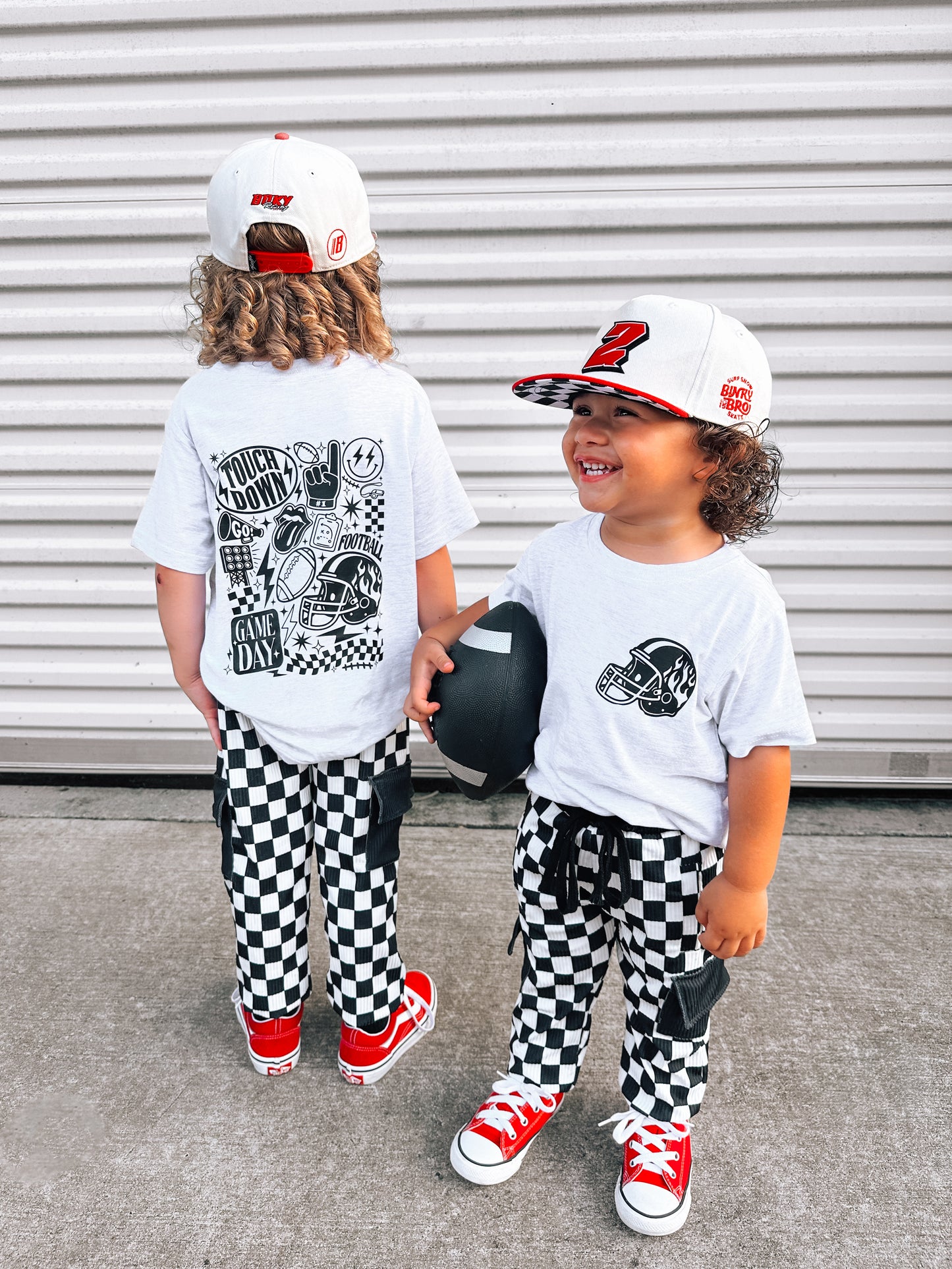 Football Elements| Ash Grey Graphic T-Shirt