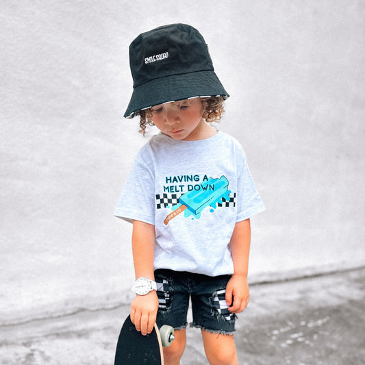 Having A Melt Down | Grey Graphic T-shirt
