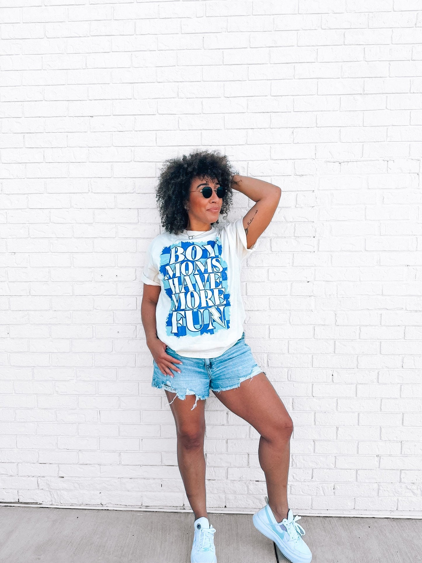Boy Moms Have More Fun | Comfort Color Tee- Ivory
