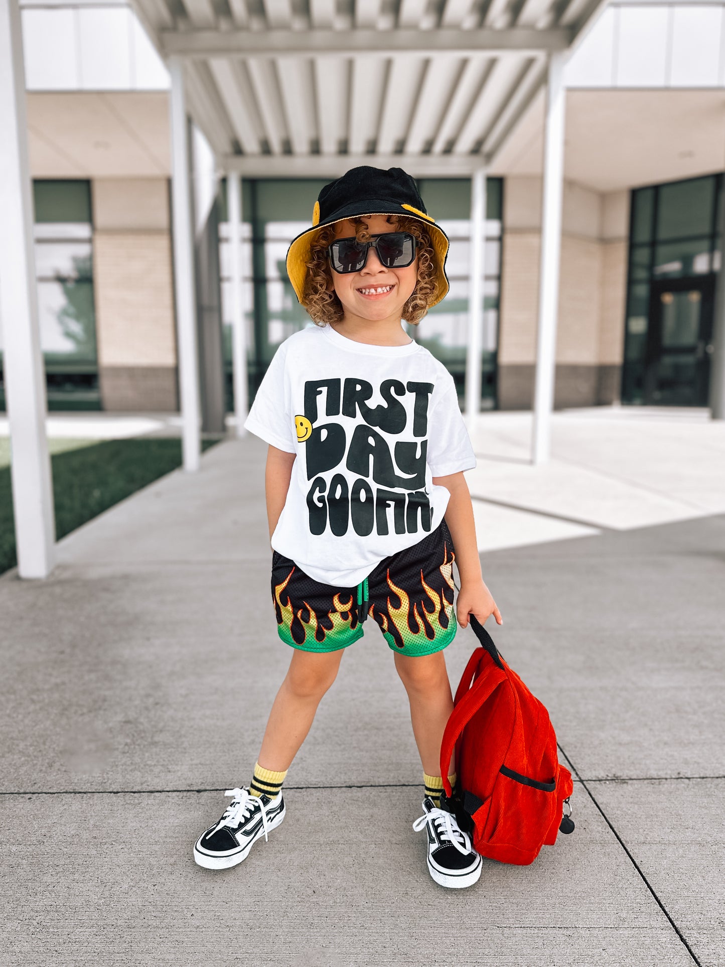 First Day | White Graphic T-shirt