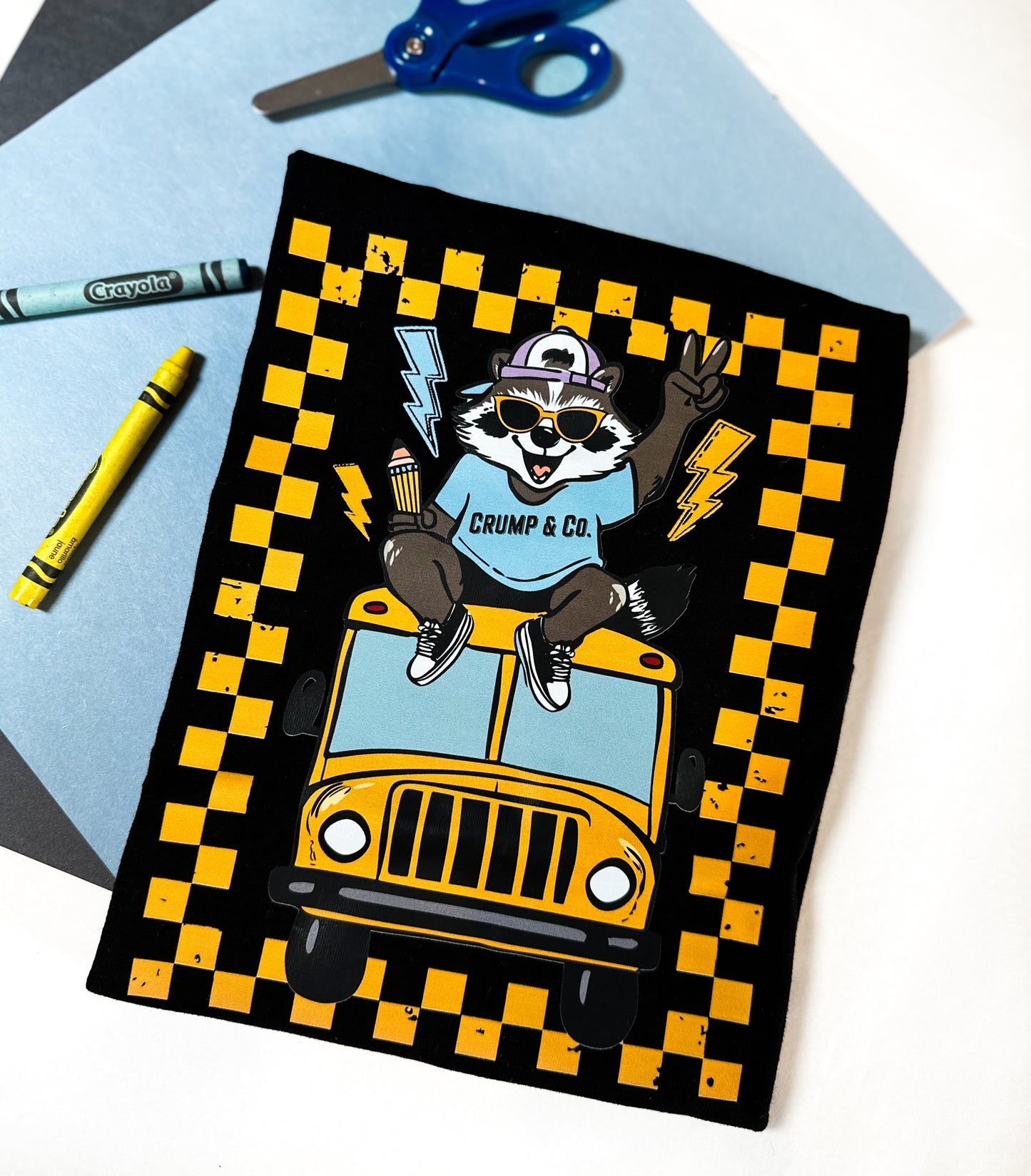 Cool Bus | Black Graphic T-shirt