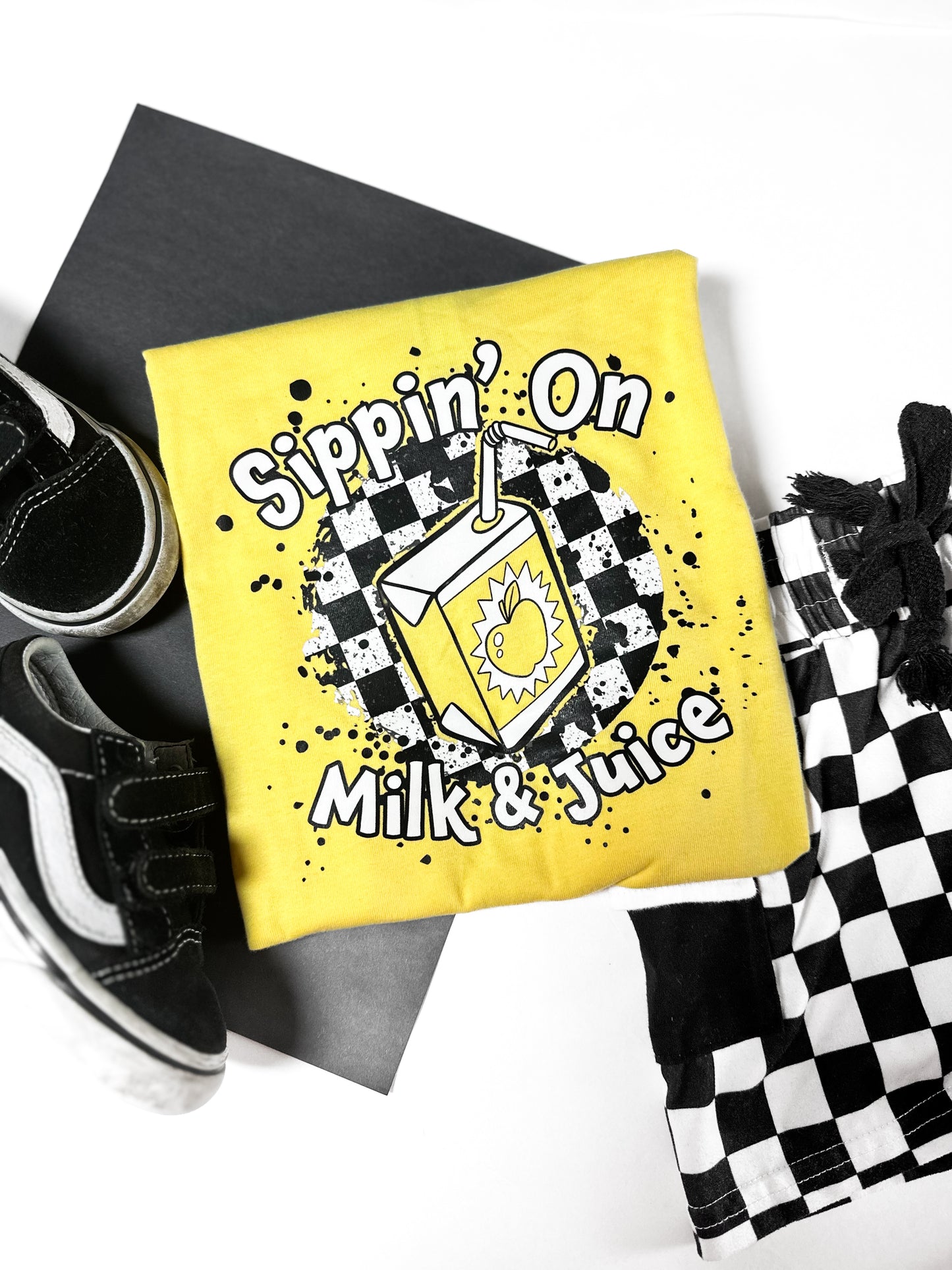 Milk & Juice | Yellow Graphic T-shirt