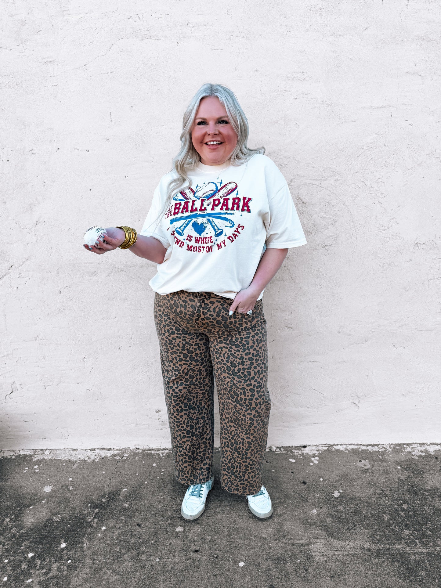 Ballpark Days | Ivory Comfort Color T-Shirt