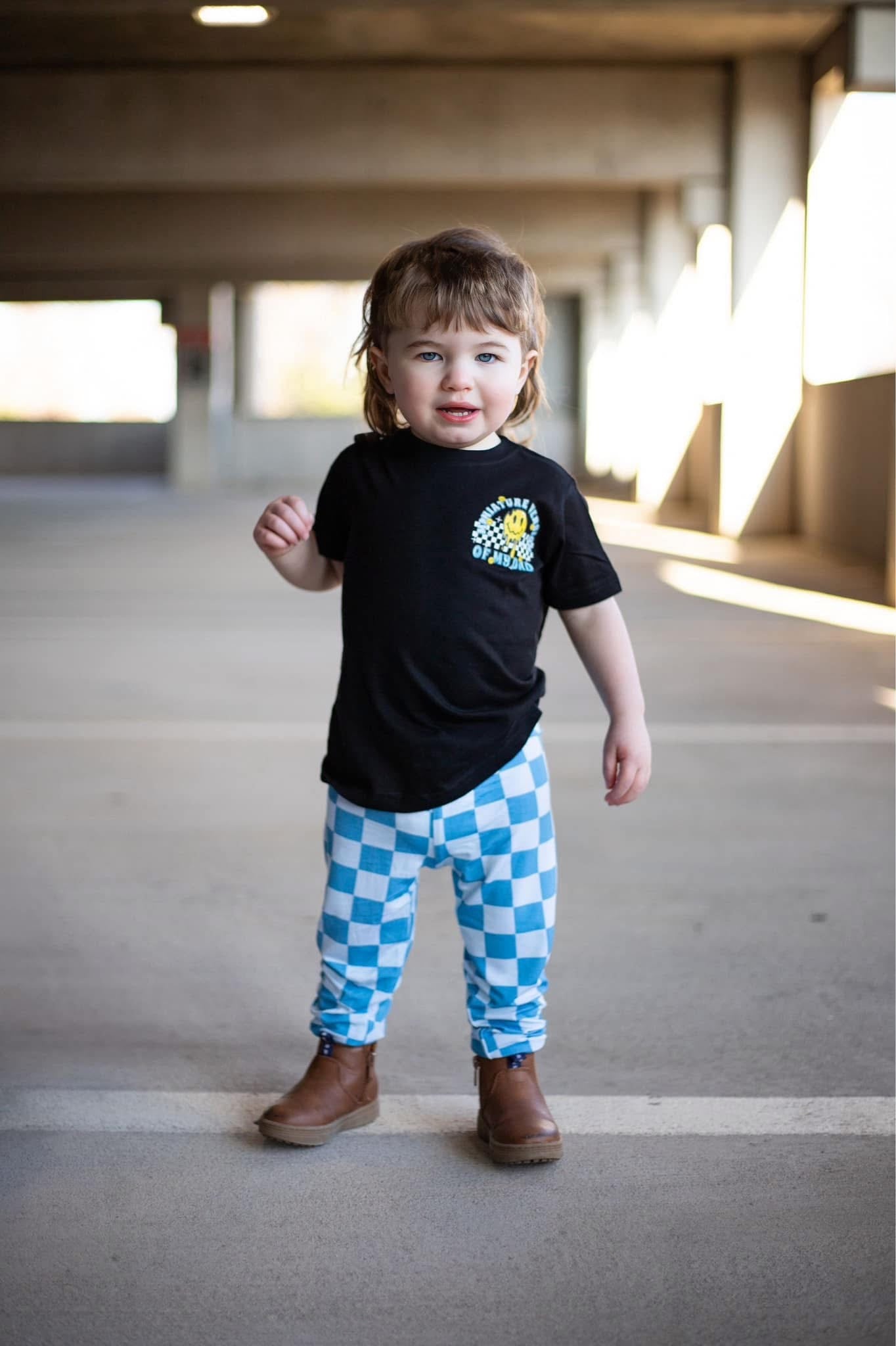 Miniature Version | Black Graphic T-Shirt