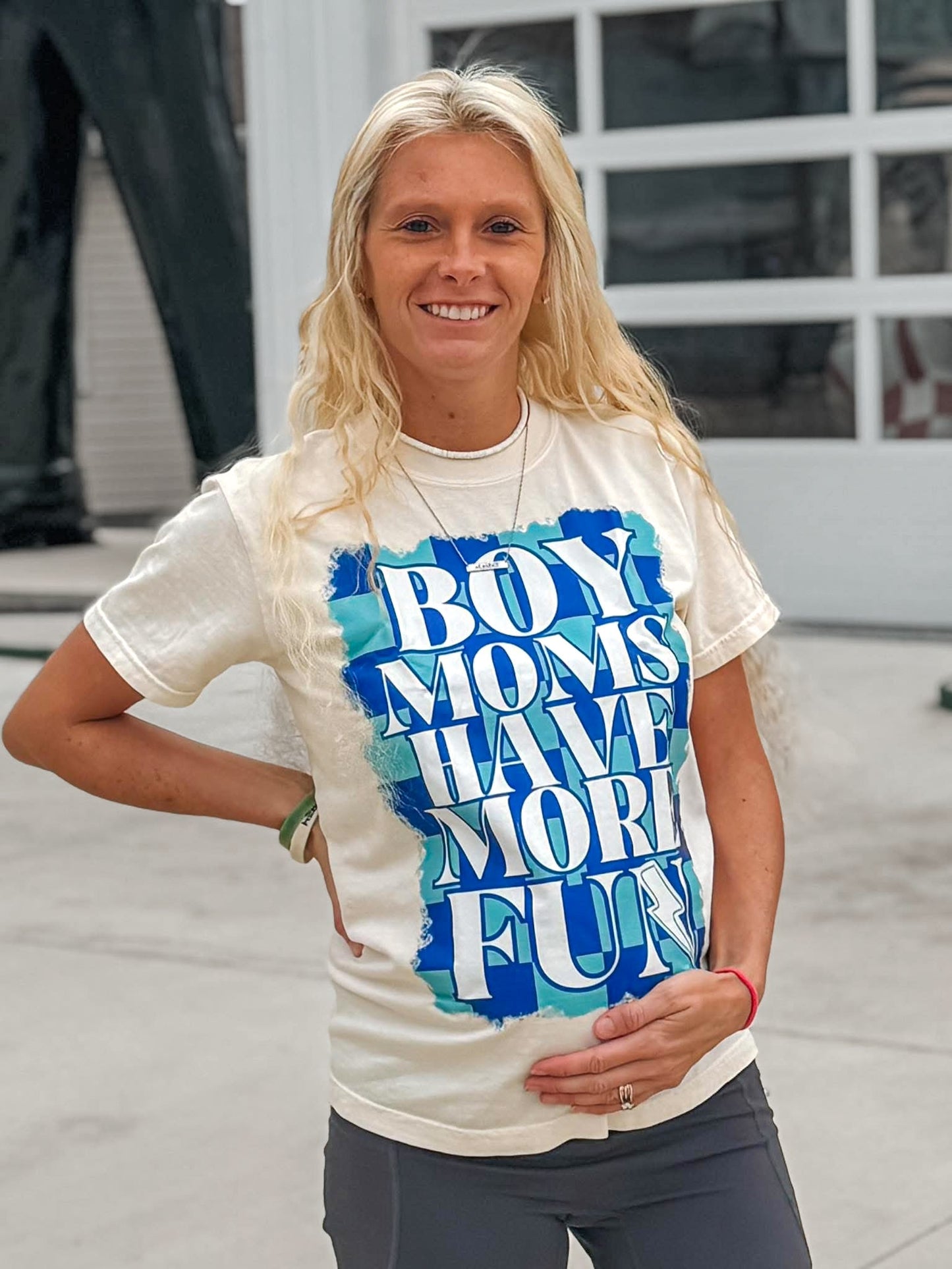 Boy Moms Have More Fun | Comfort Color Tee- Ivory