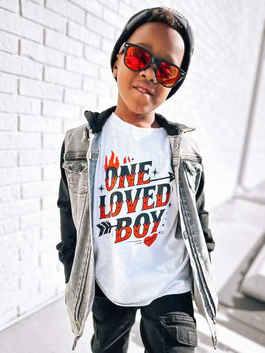 One Loved Boy | Ash Grey T-shirt