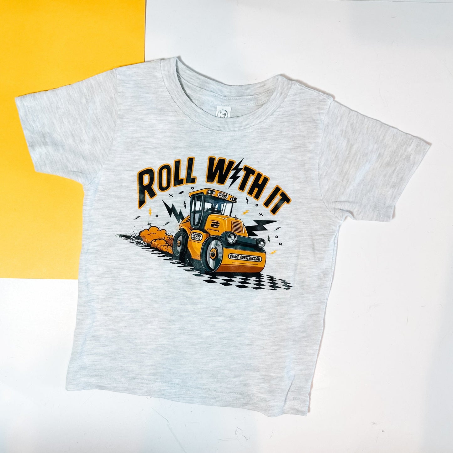 Roll With It | Ash Grey Graphic T-shirt