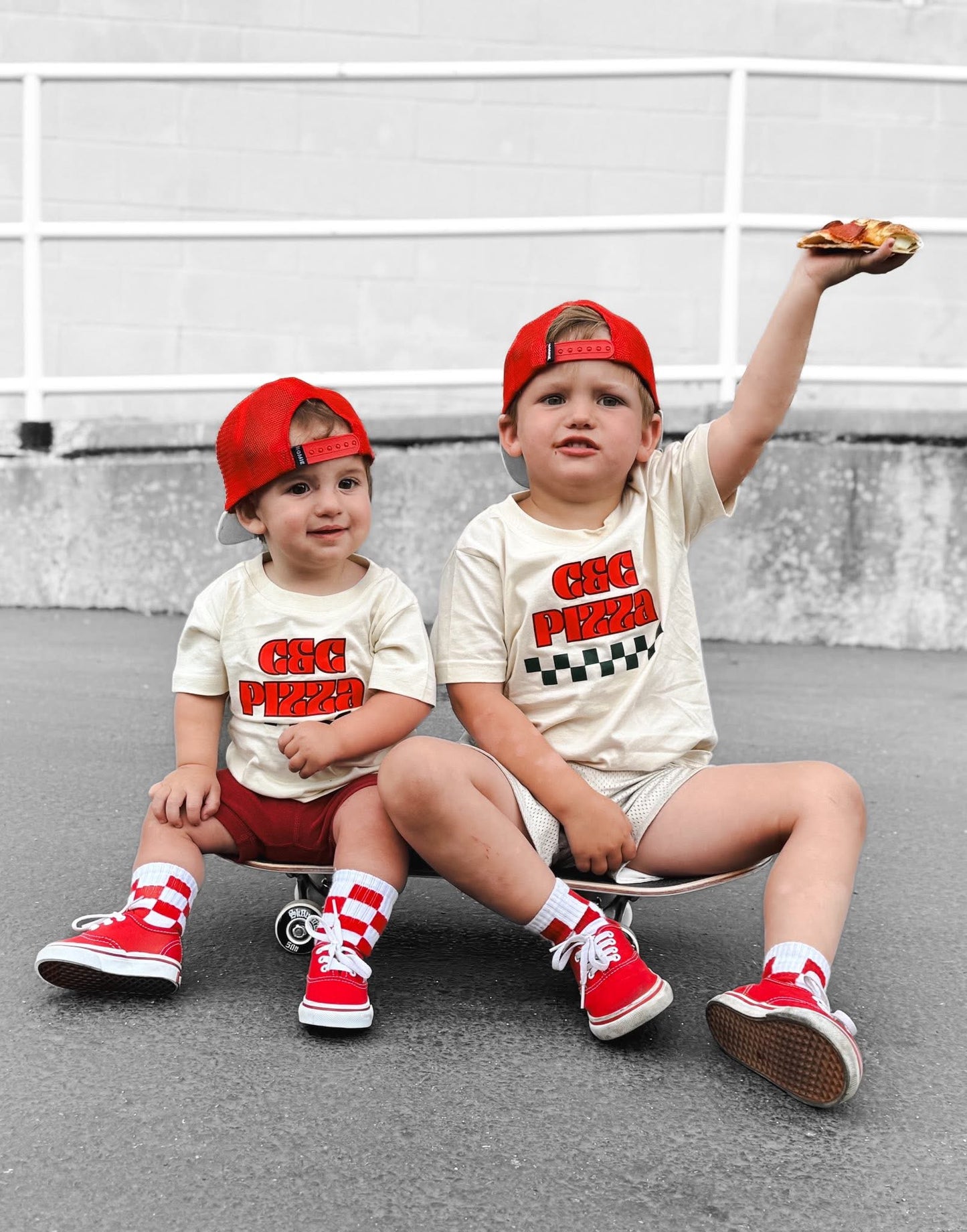 Pizza Time | Ivory Graphic T-shirt