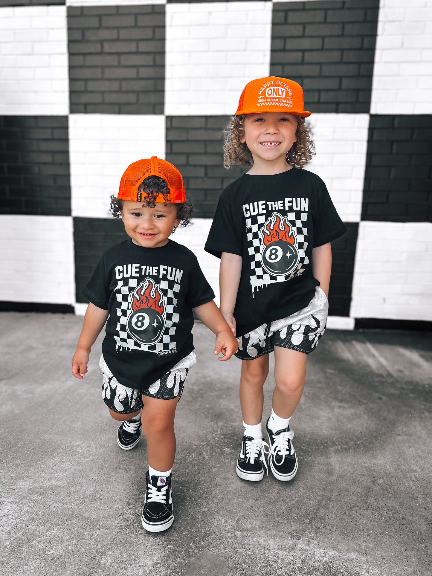 Cue The Fun | Black Graphic T-shirt