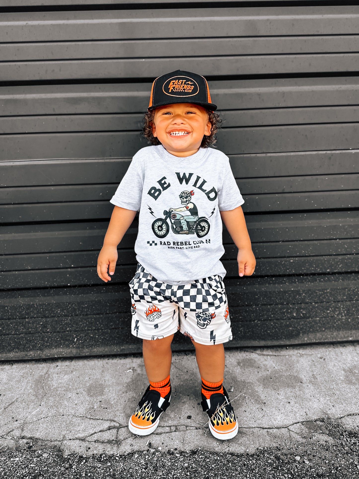 Be Wild | Heather Grey Graphic T-shirt