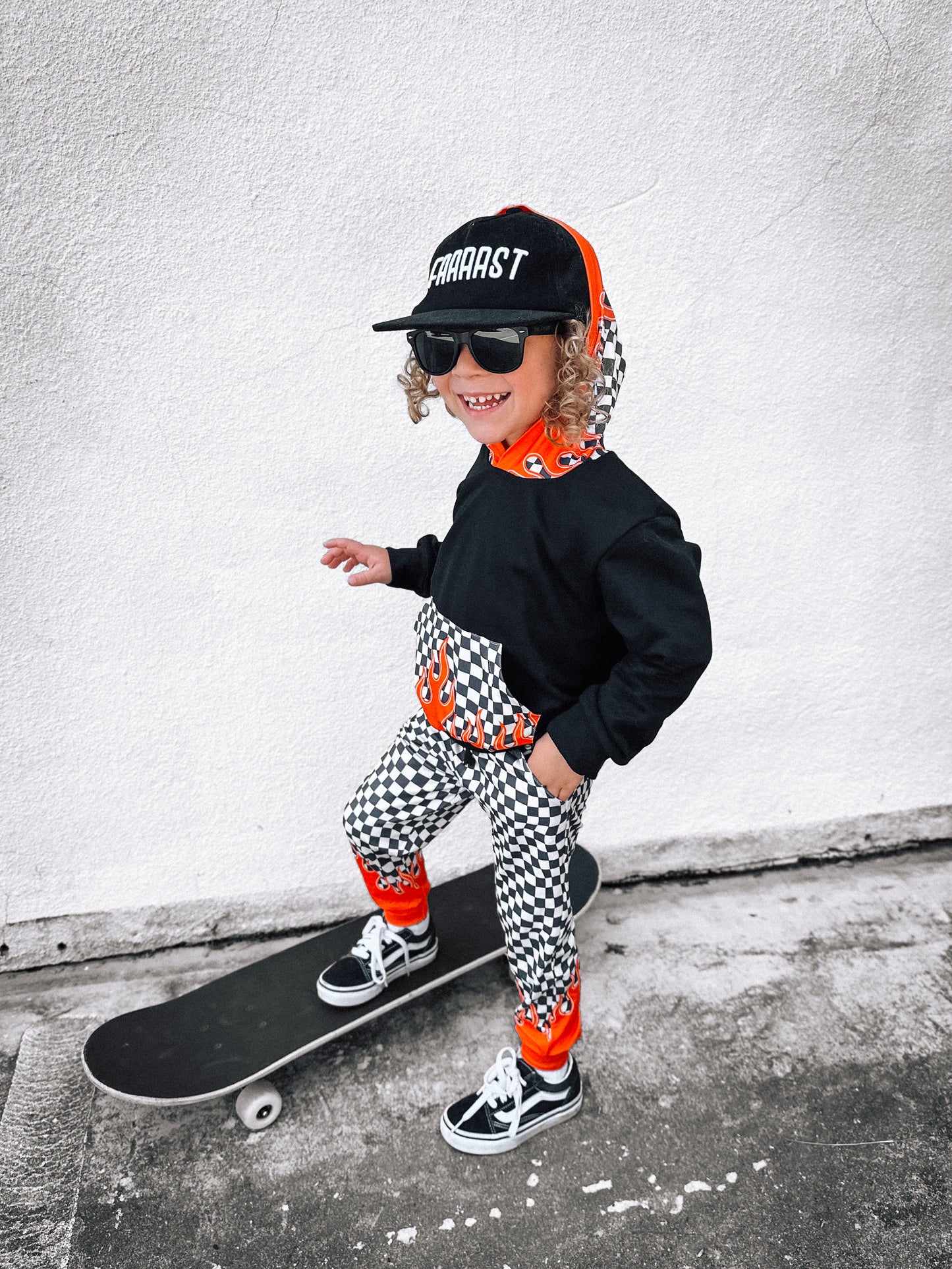 Check and Fire | Hoodie/ Jogger Set
