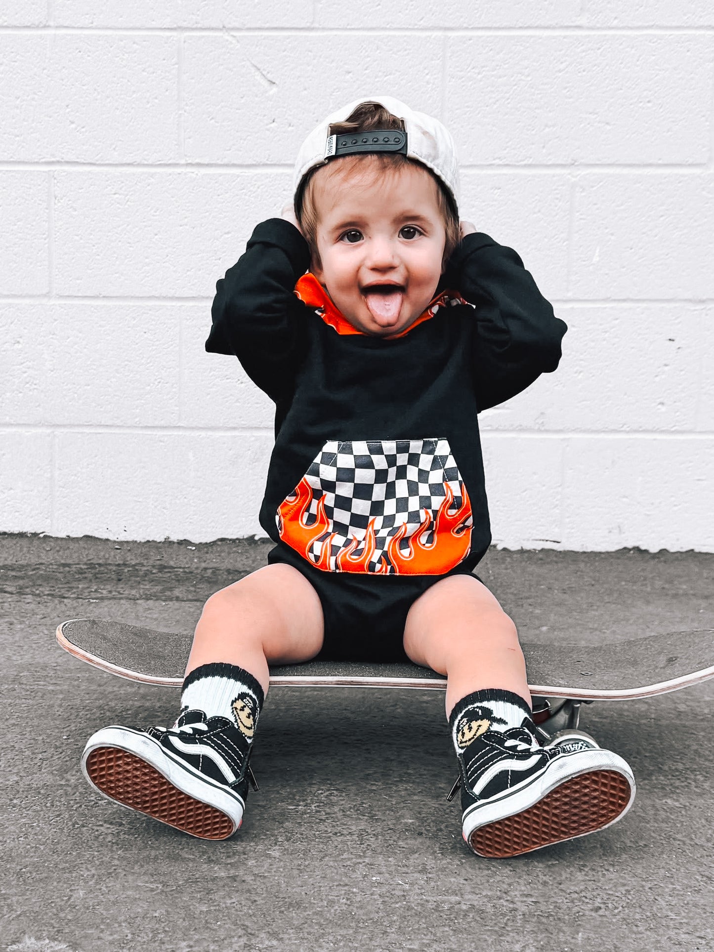 Burning Flame | Bubble Romper