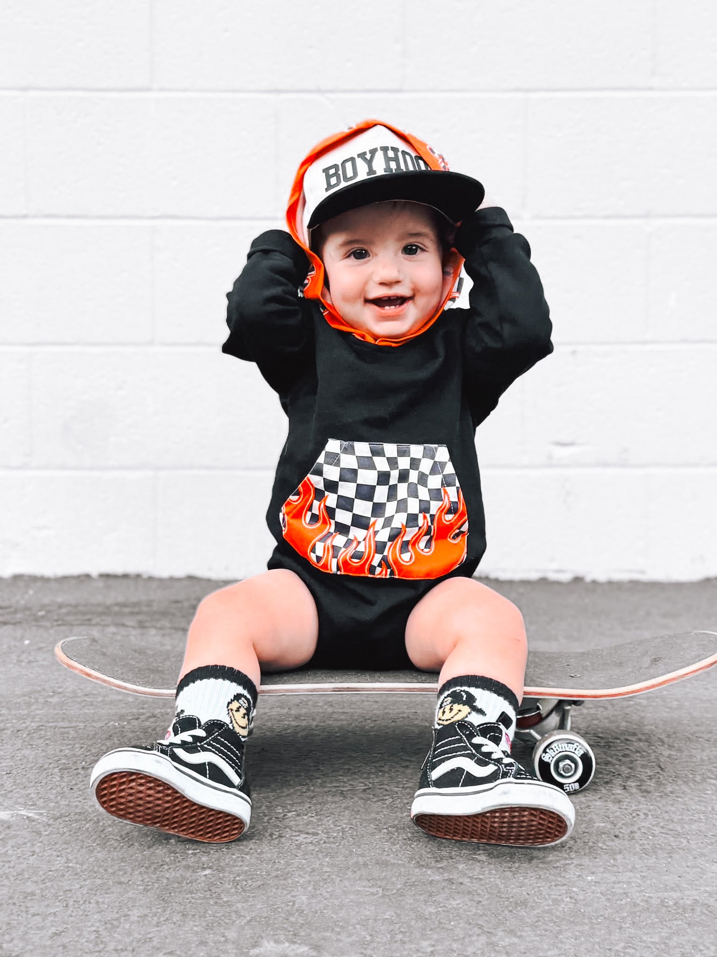 Burning Flame | Bubble Romper