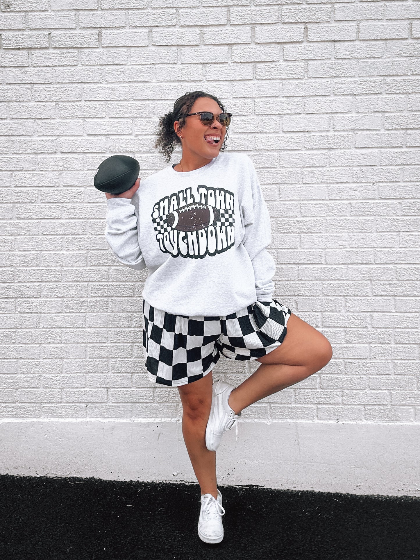 Touchdown | Ash Gildan Sweatshirt