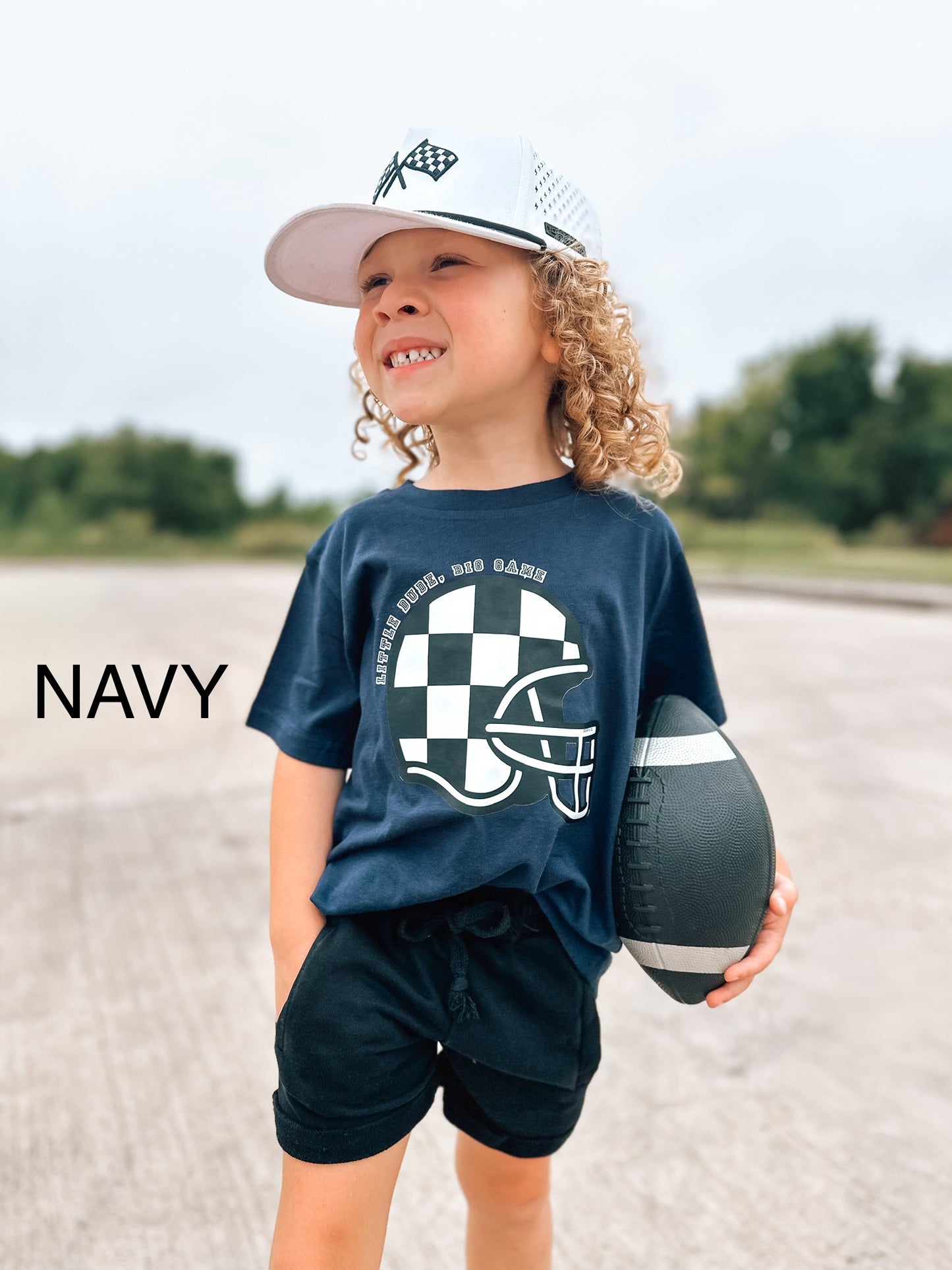 Little Dude, Big Game| Graphic T-Shirt - Multiple Color Options