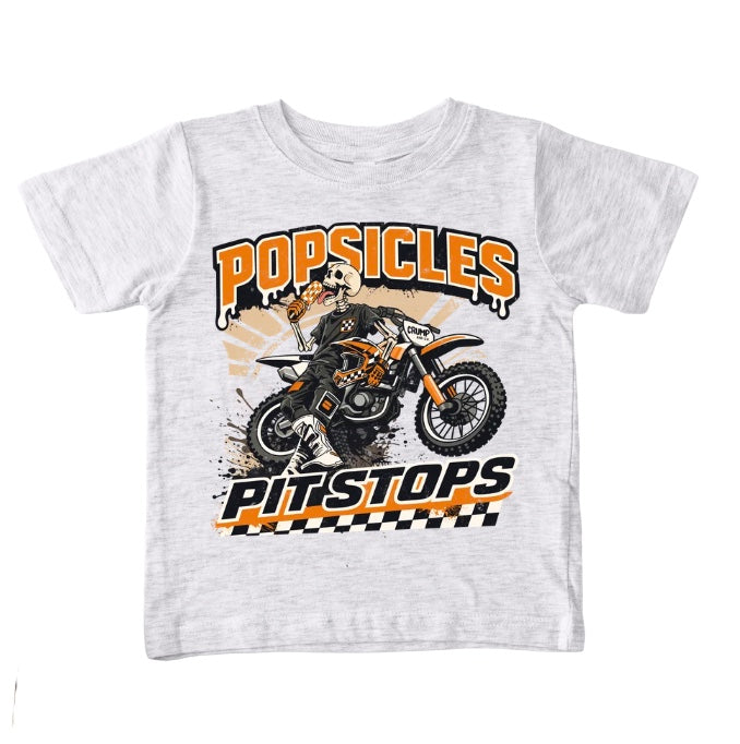 Pitstops | Ash Grey T-shirt