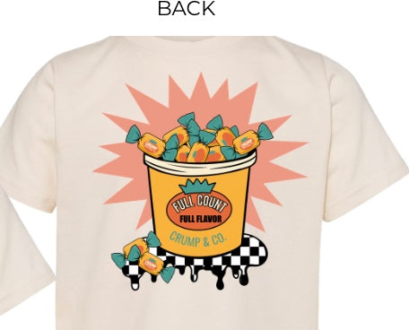 Bubble Gum Bucket| Ivory Graphic T-Shirt