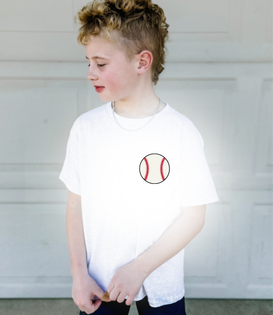 Out Here Ballin' | Ash Grey Pocket T-shirt