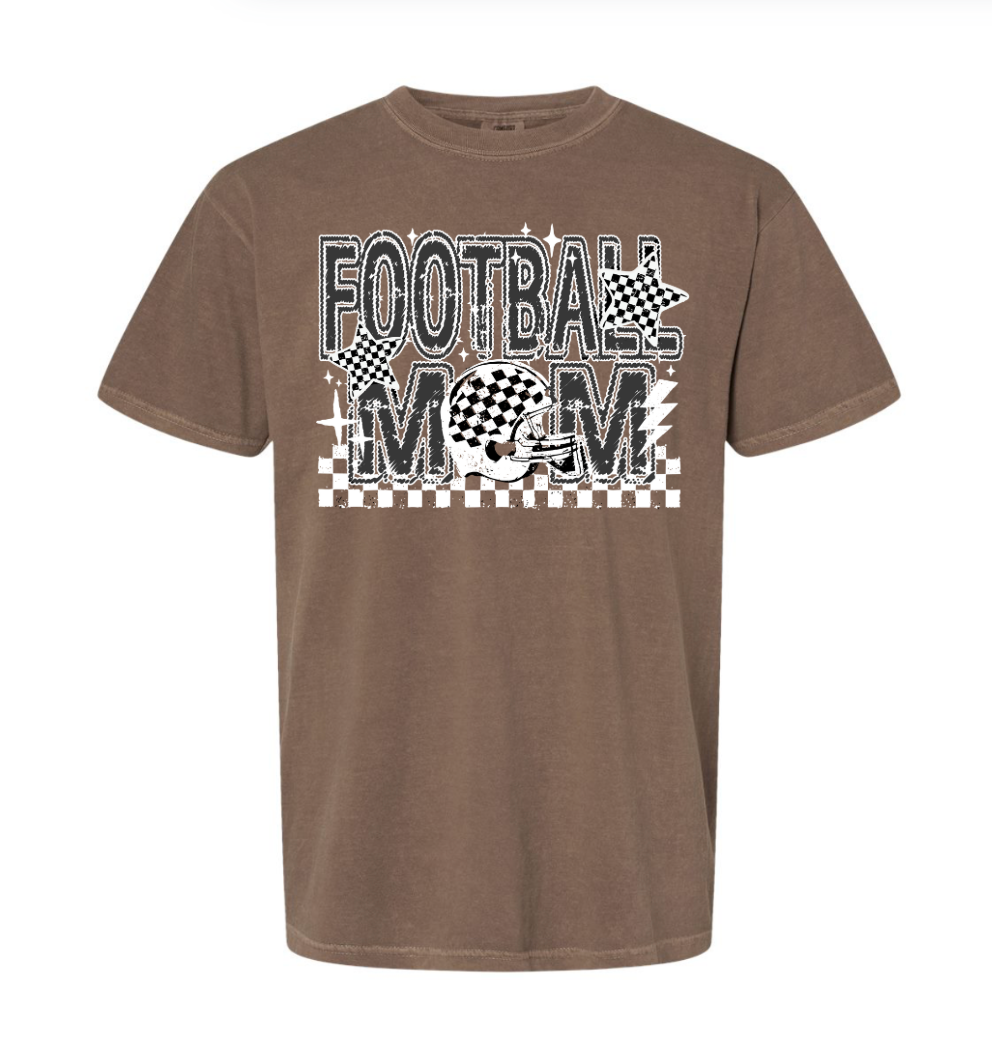 Football Mom| Brown Comfort Color