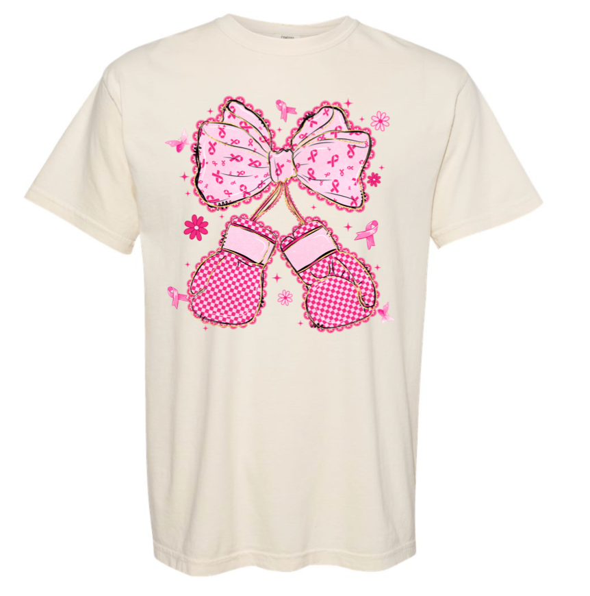 Punching Gloves | Comfort Color Tee- Ivory