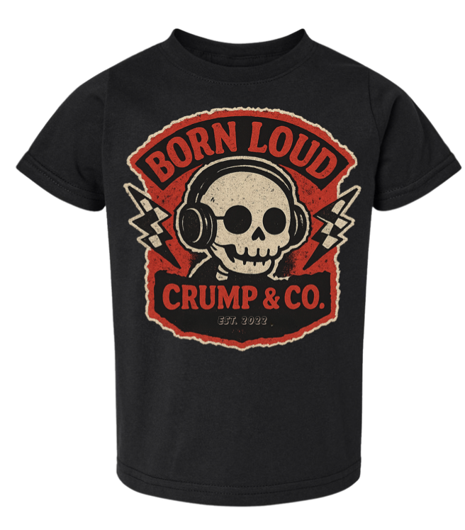 Born Loud | Black Graphic T-shirt