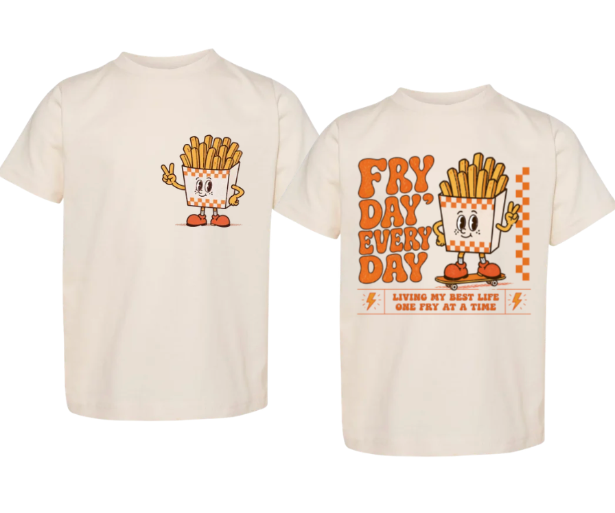 Fry Day | Oatmeal Pocket T-Shirt