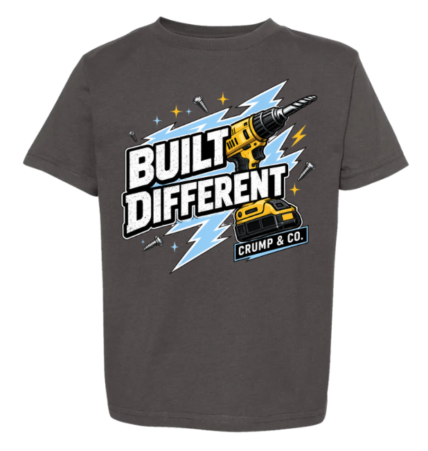 Built Different | Charcoal T-Shirt
