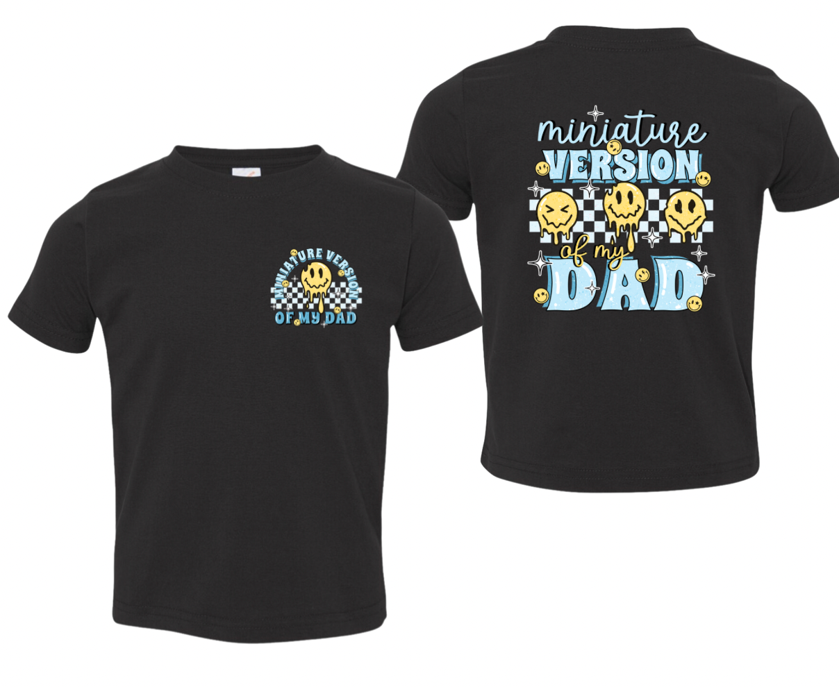 Miniature Version | Black Graphic T-Shirt