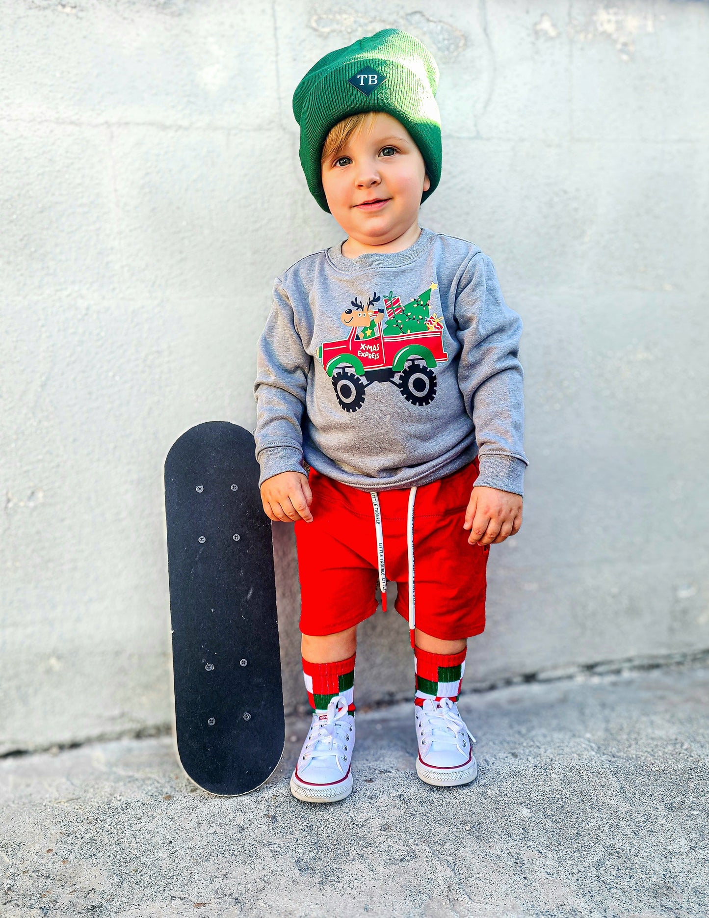 Red + Green Checker