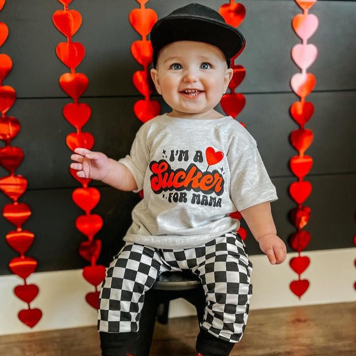 For Mama | Grey Graphic T-shirt