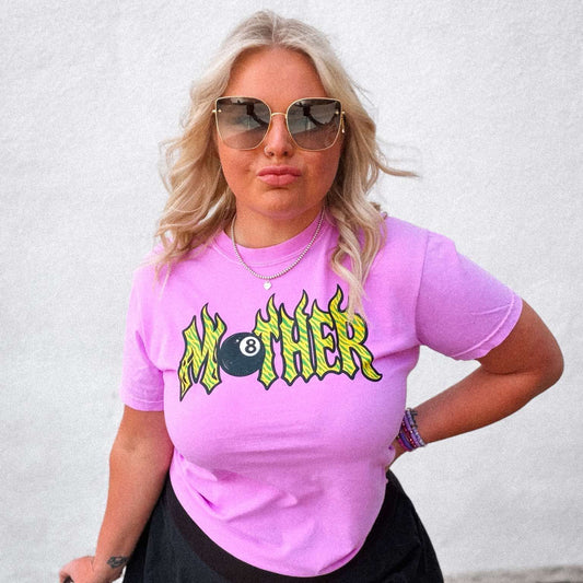 Mother 8Ball  | Neon Purple Comfort Color