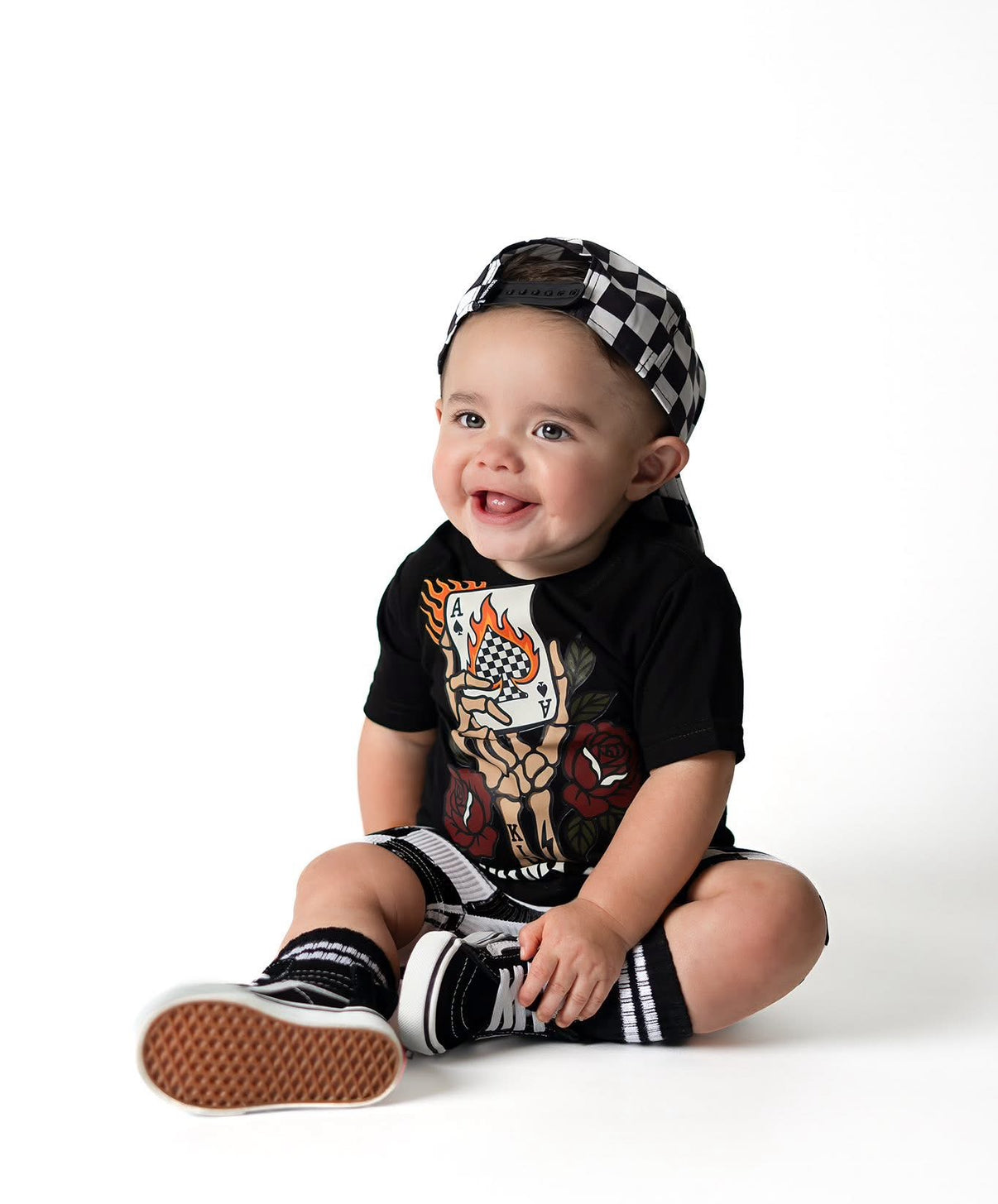Ace Card | Black Graphic T-shirt
