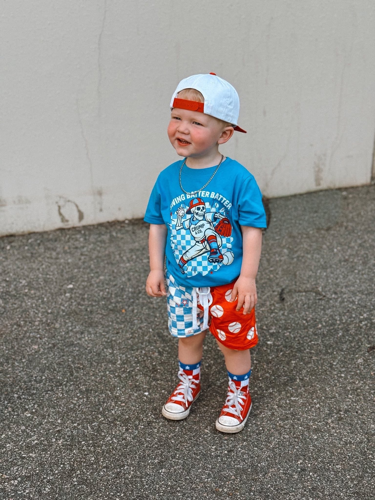 Swing Batter Swing | Colbalt Blue T-Shirt