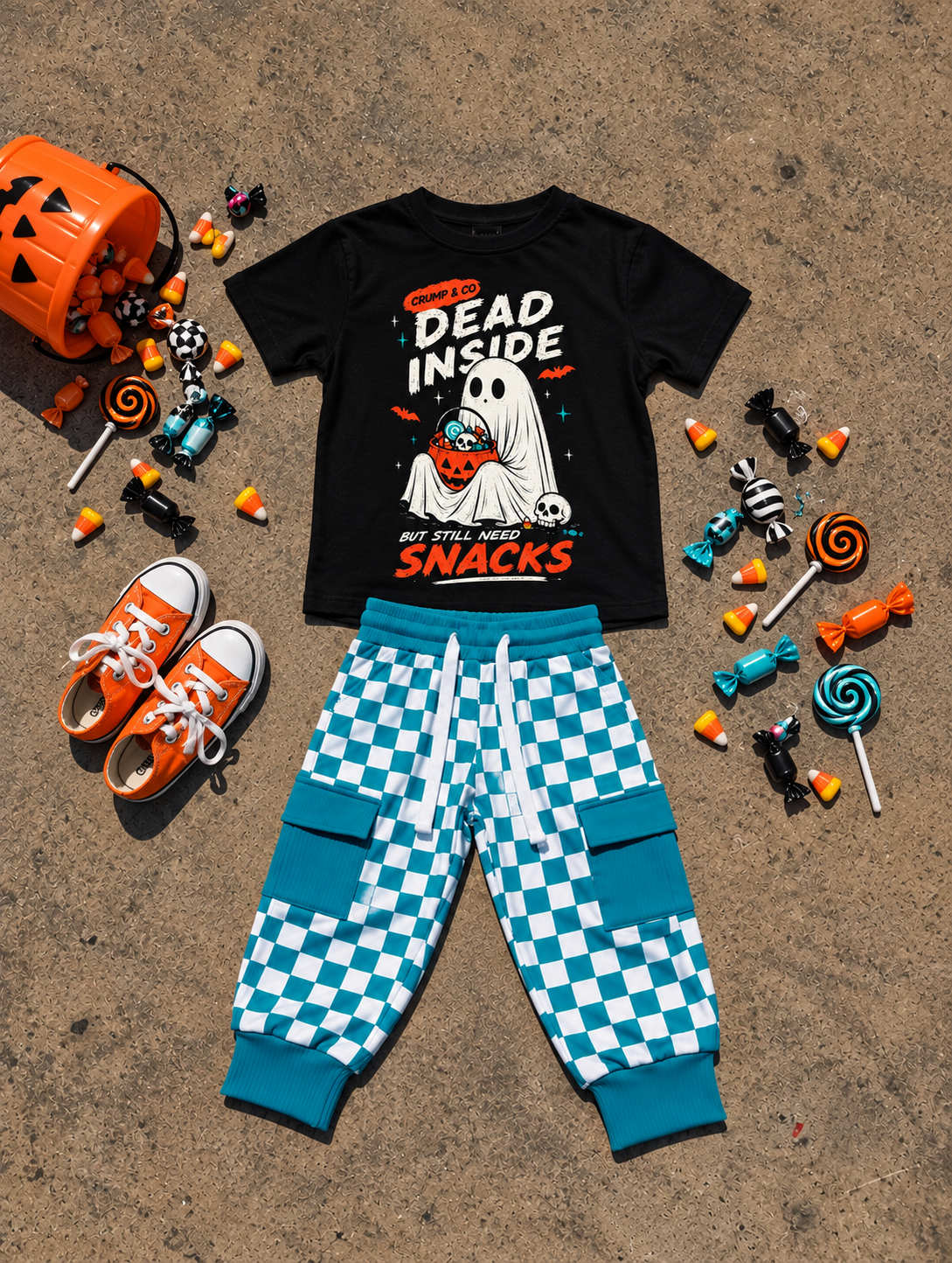 Still Need Candy | Black Graphic T-Shirt
