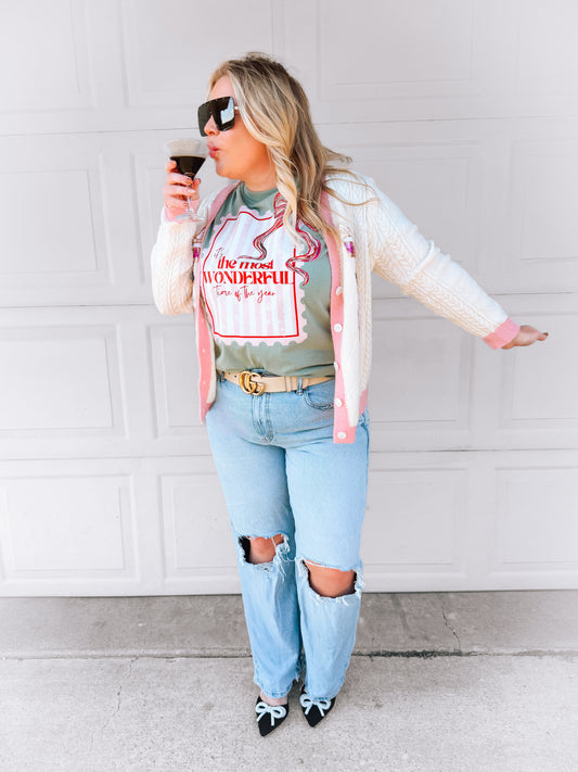 Wonderful Time | Gilden Sage Green T-Shirt