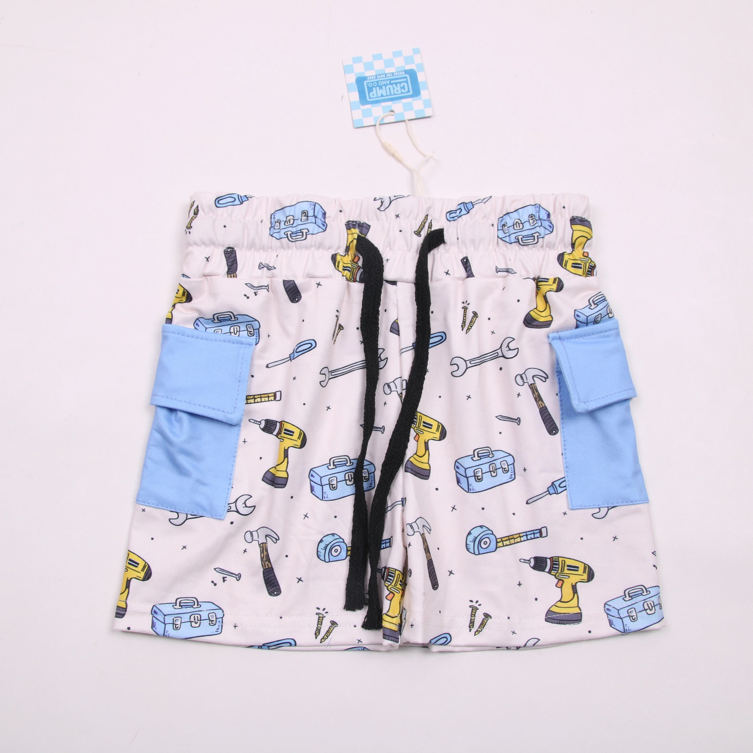 Blue Collar Vibes | Tie Shorts