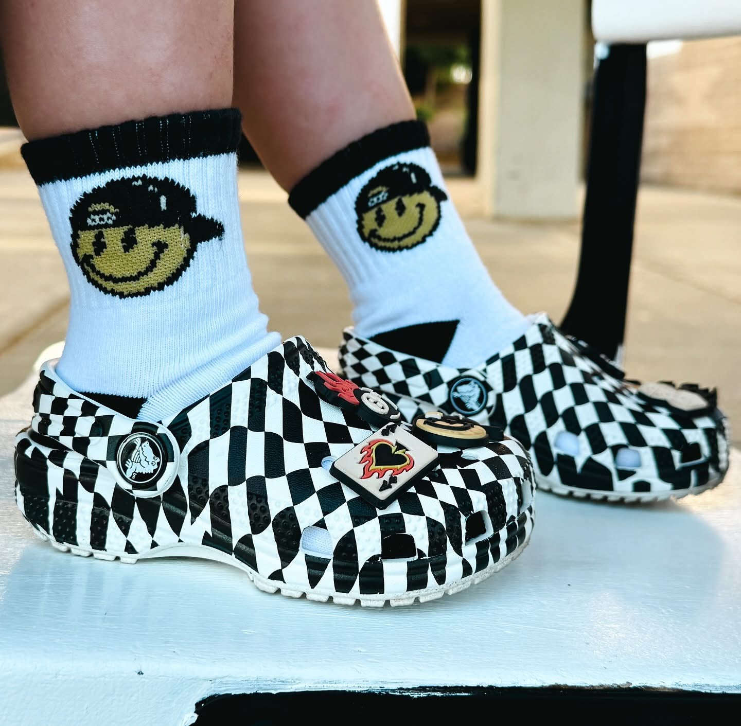 Smiley Snapback | Socks*