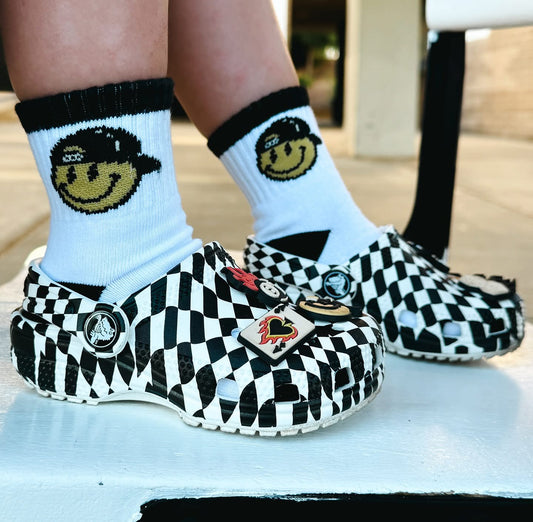 Smiley Snapback | Socks*