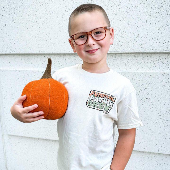 Pumpkin Patch Crew | Ivory Graphic T-Shirt