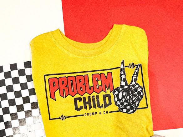 Problem Child | Mustard Graphic T-Shirt