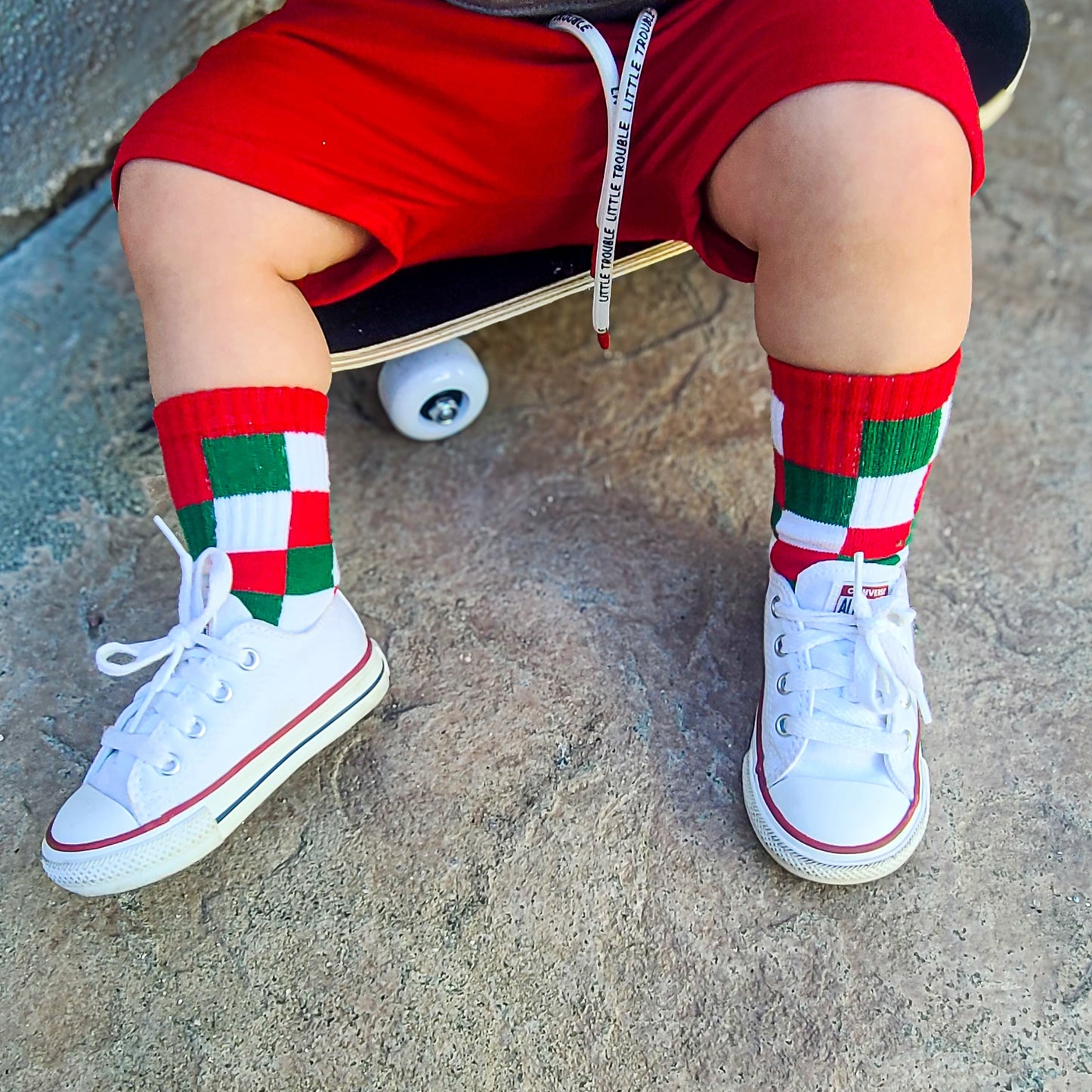 Red + Green Checker