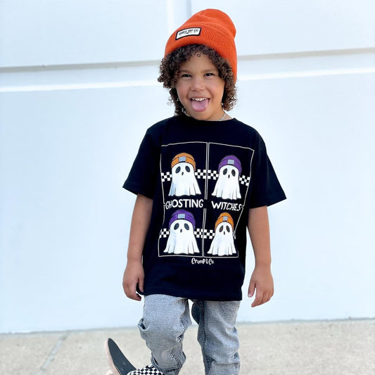 Ghosting Witches | Black Graphic T-shirt
