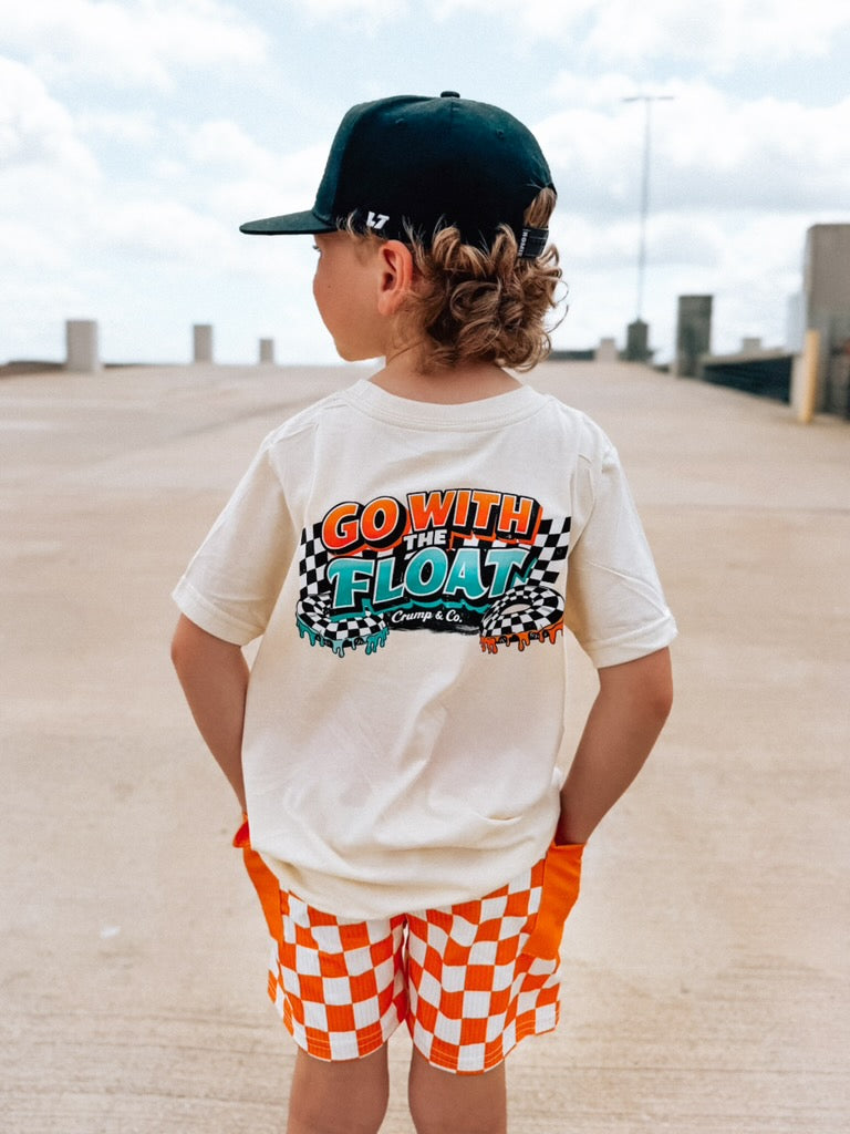 Go With The Float | Natural T-Shirt
