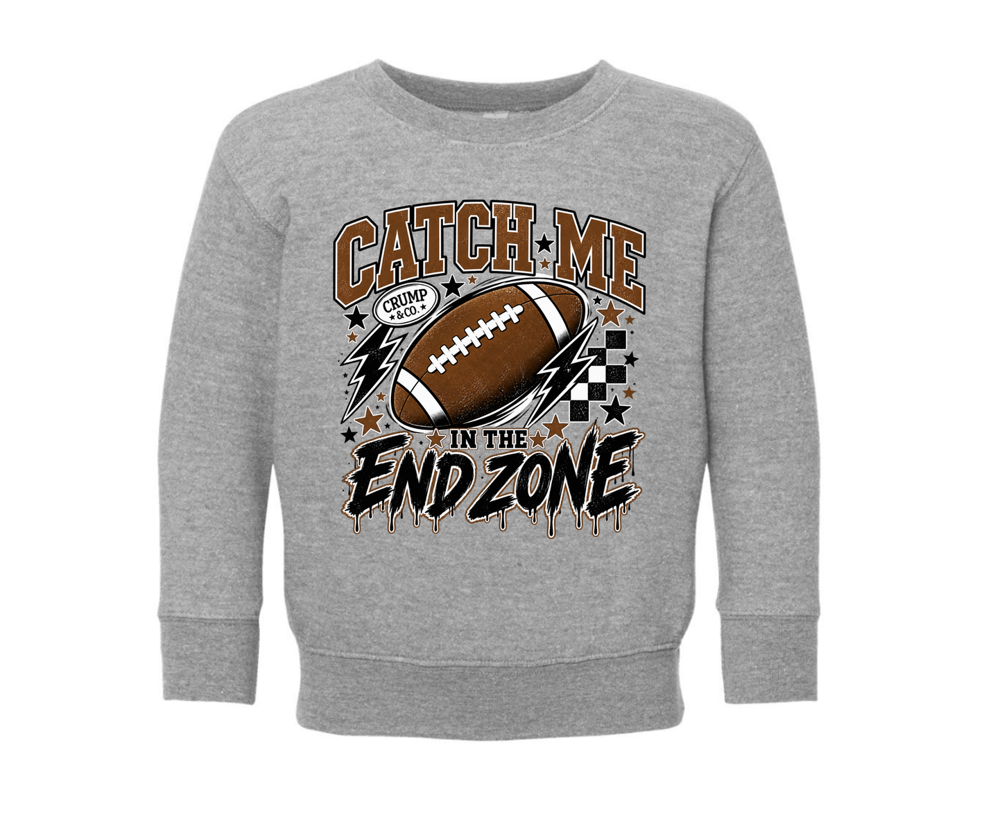 In The End Zone | Heather Grey Sweatshirt