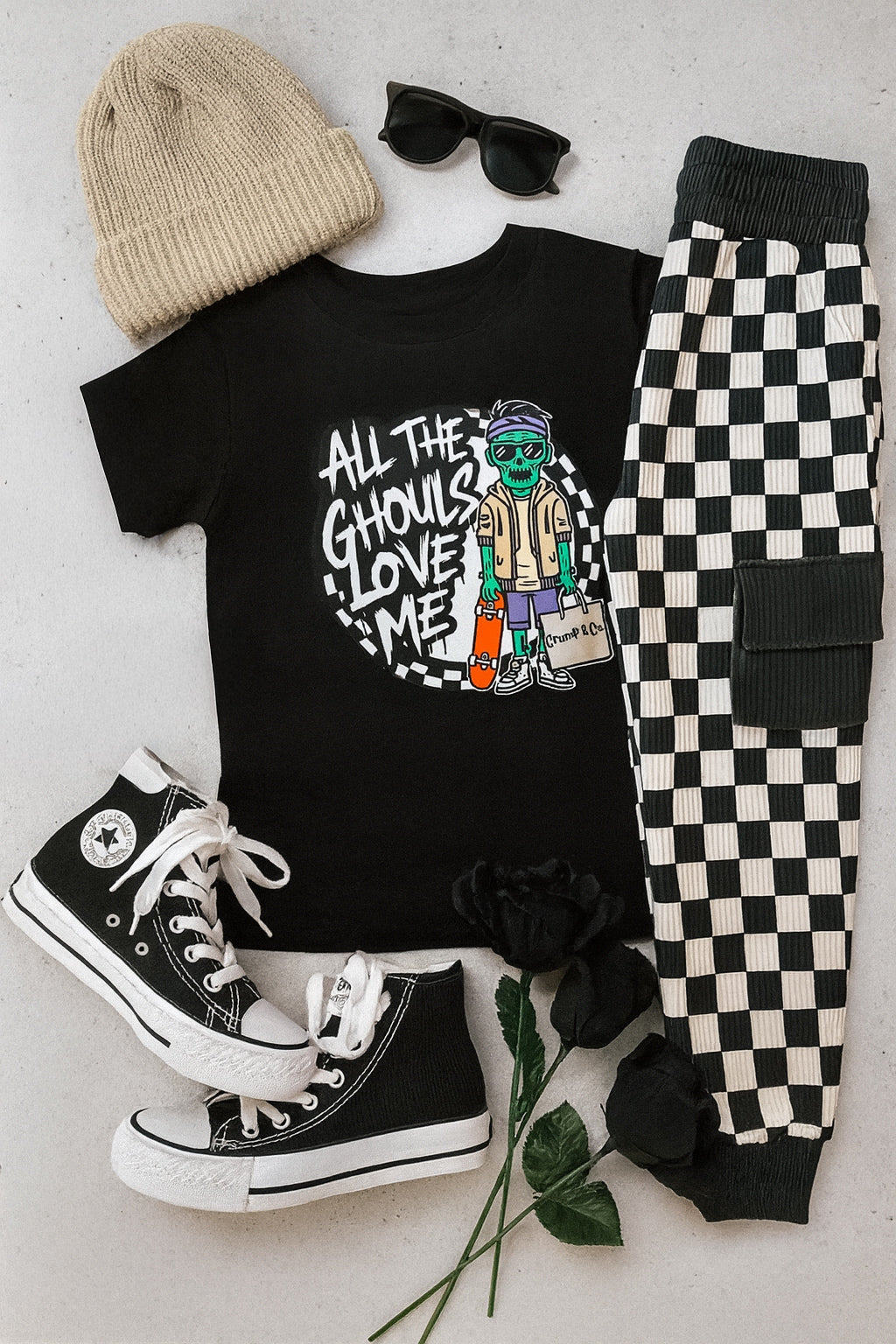 GHOULS | Black Graphic T-shirt